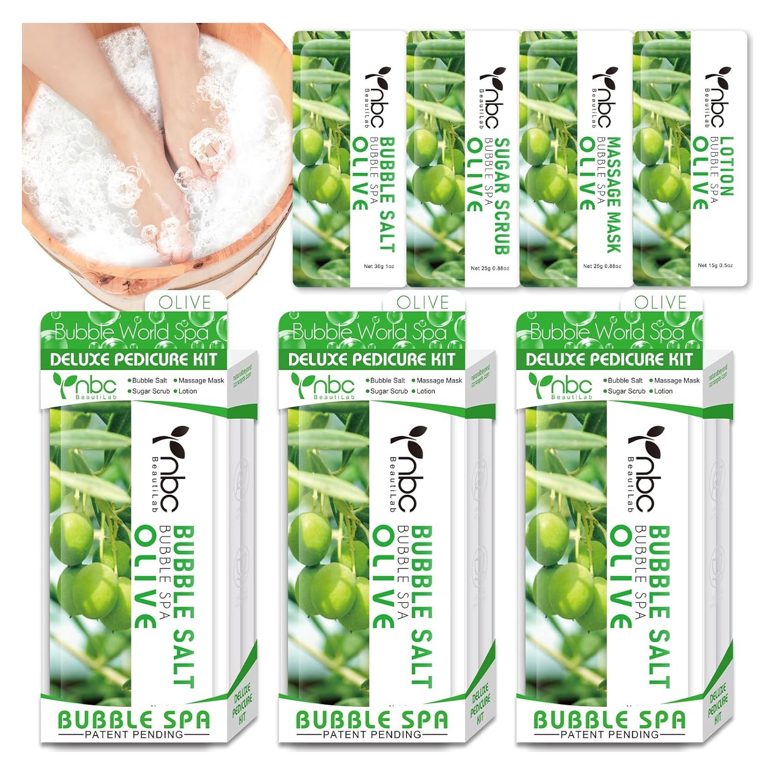 Kit de Pedicura Spa nbc BeautiLab 4 Pasos para Pies Secos