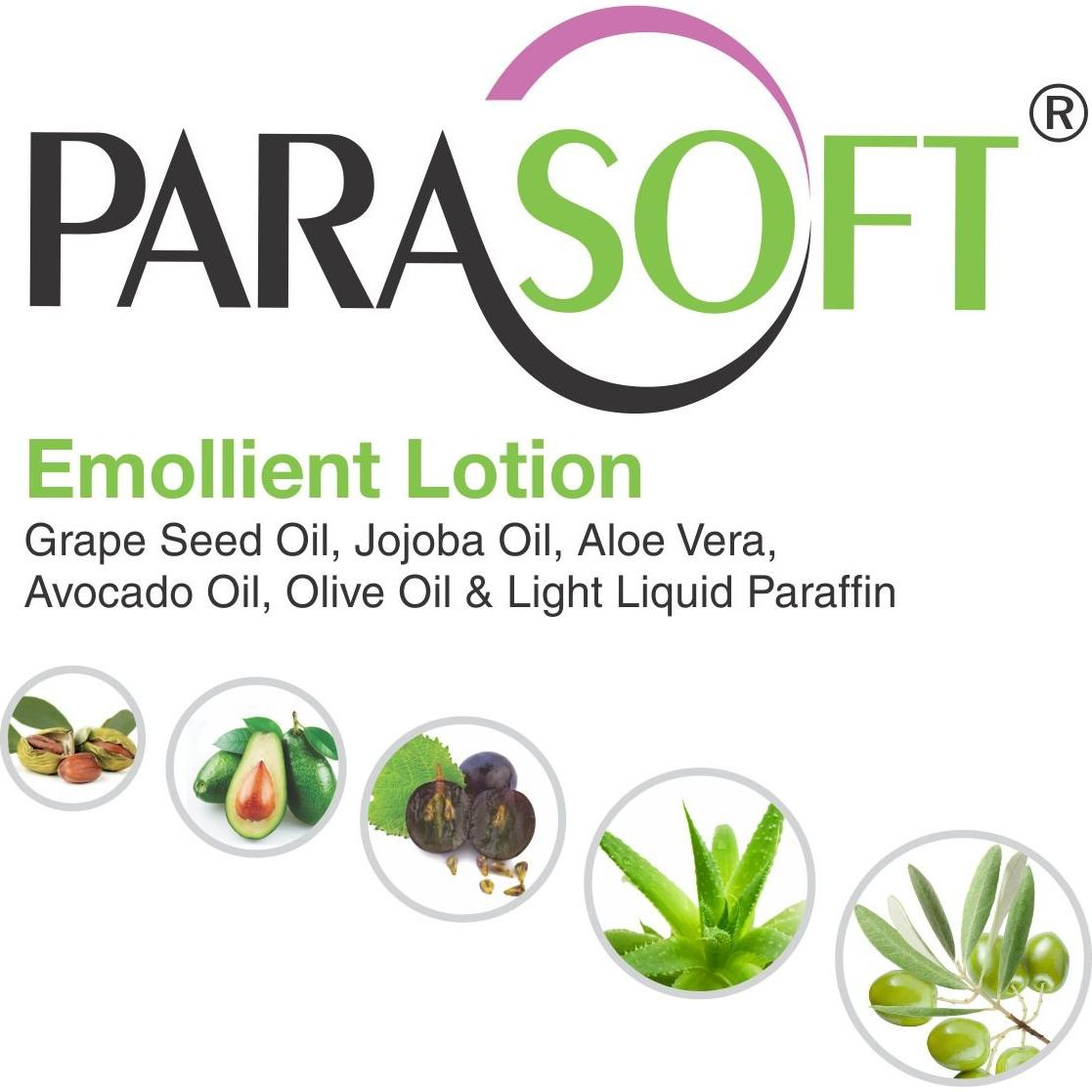 Loción Emoliente Parasoft 100ml - Semilla de Uva, Jojoba, Aloe Vera