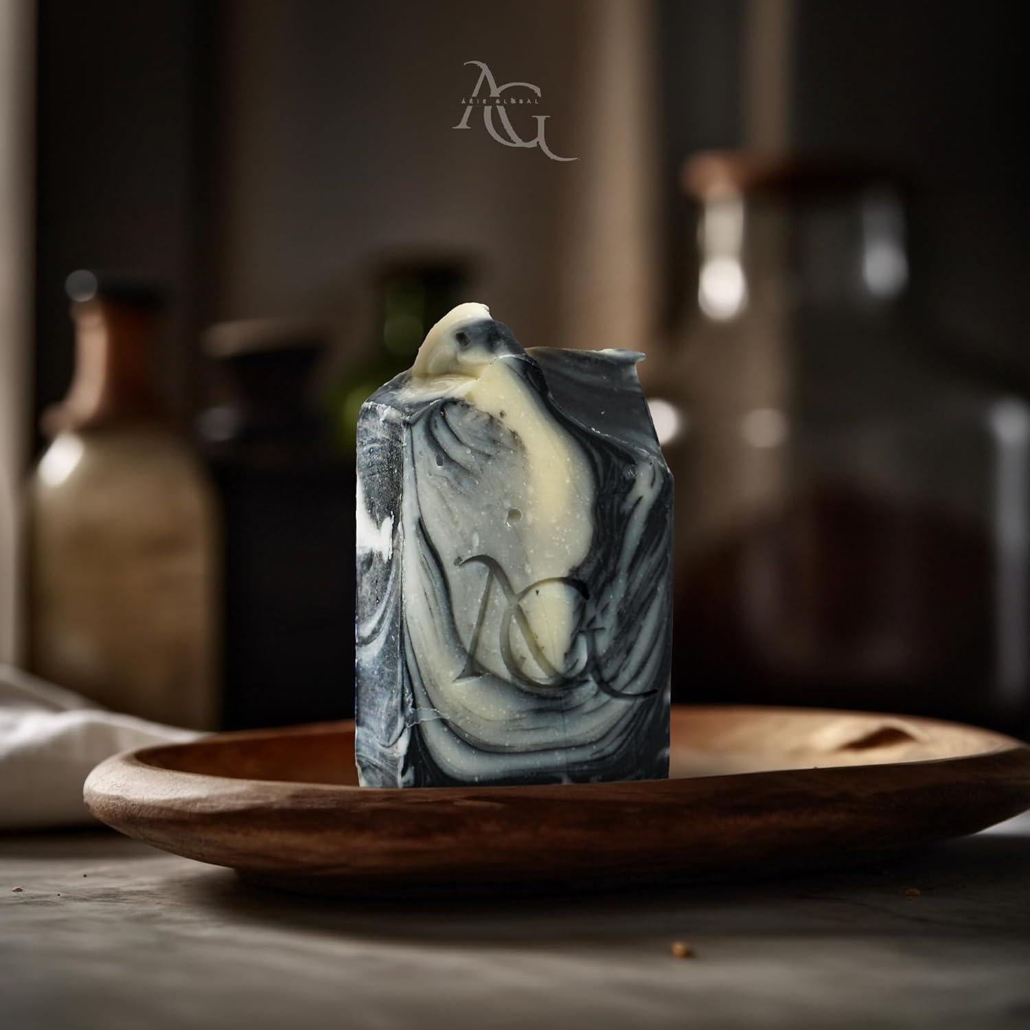 Jabón Natural Hammam Arie Global - Hidratante y Exfoliante - Paquete de 3