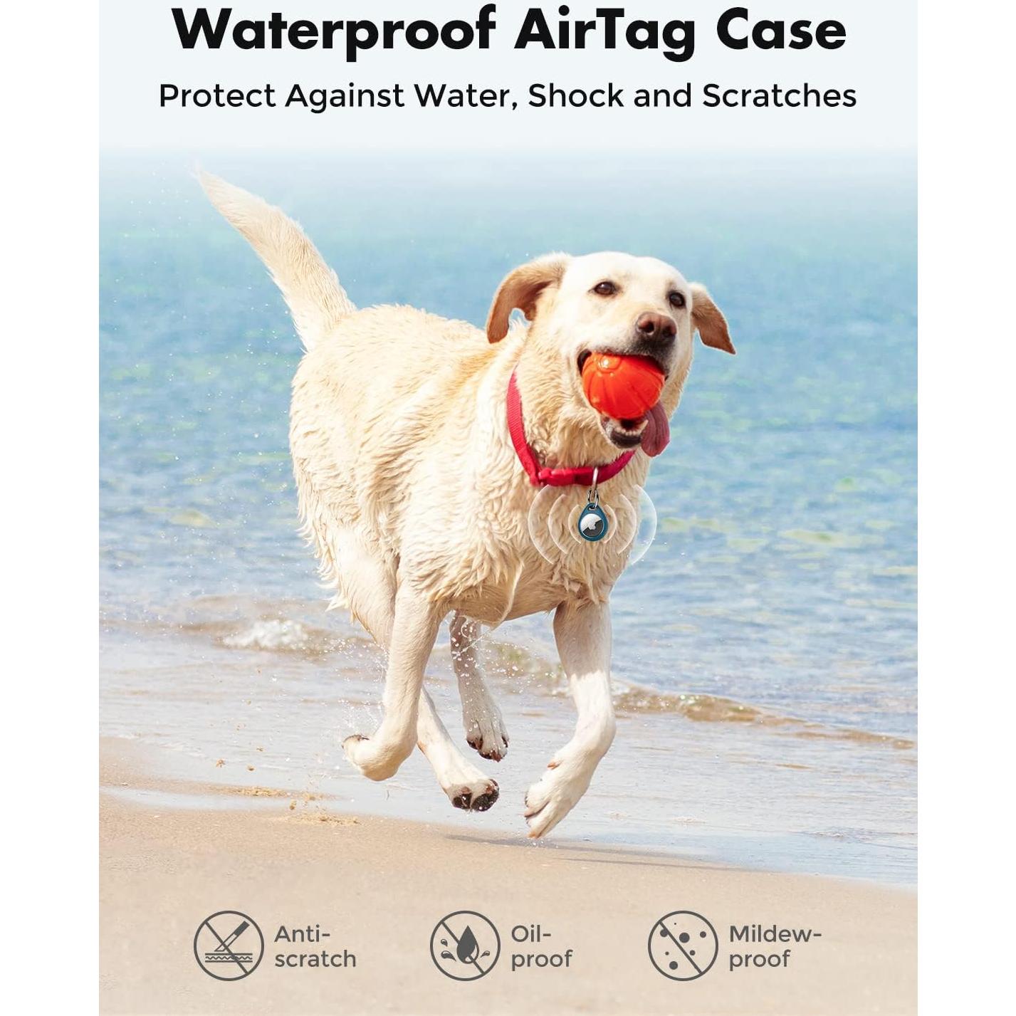 Soporte UNBREAKcable para Apple AirTag - 4 Fundas TPU