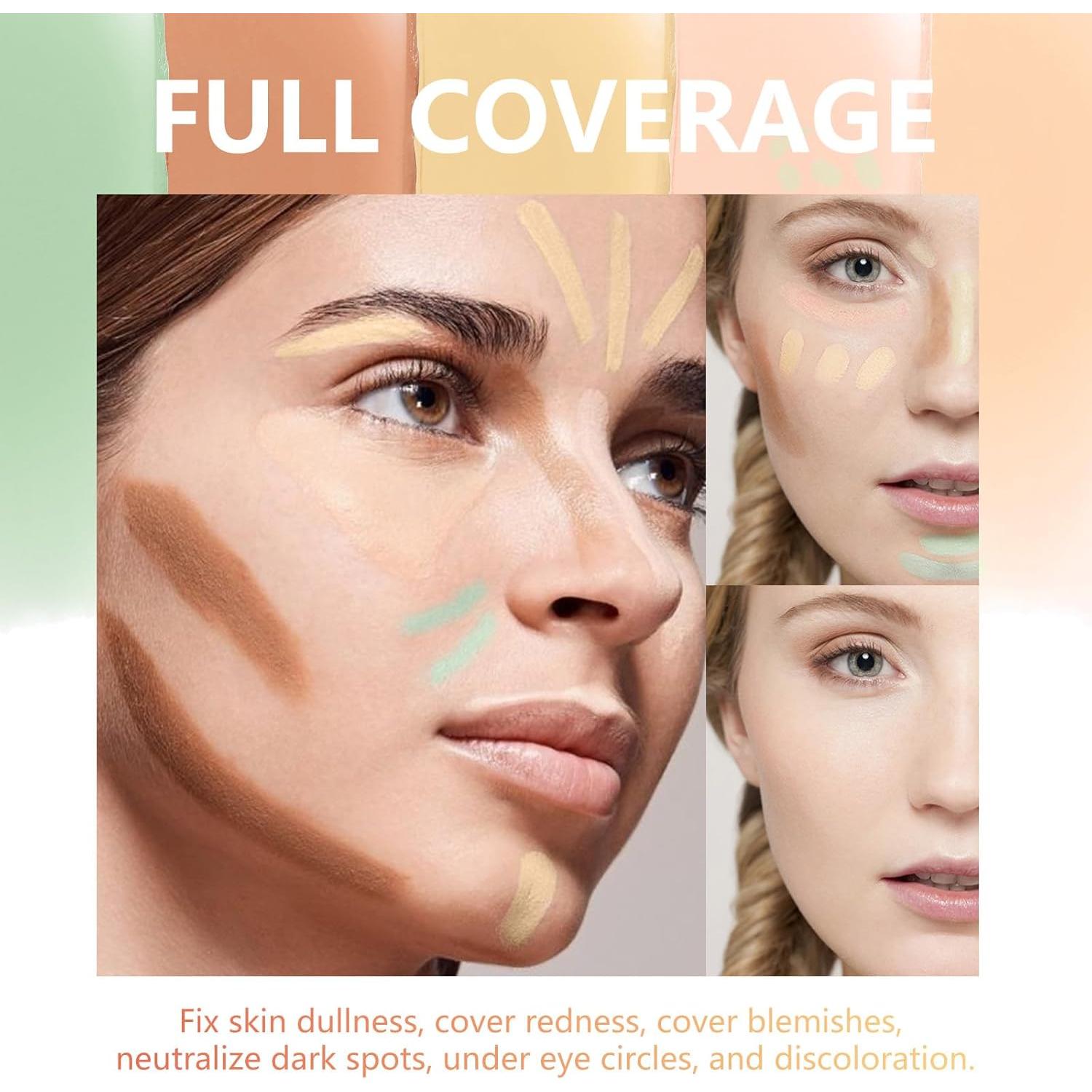 Corrector de Color Verde en Barra FREEORR 2.5g para Imperfecciones