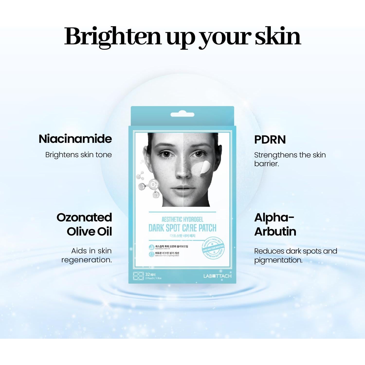 Parche Hidrogel Labottach para Manchas Oscuras - 32 Piezas