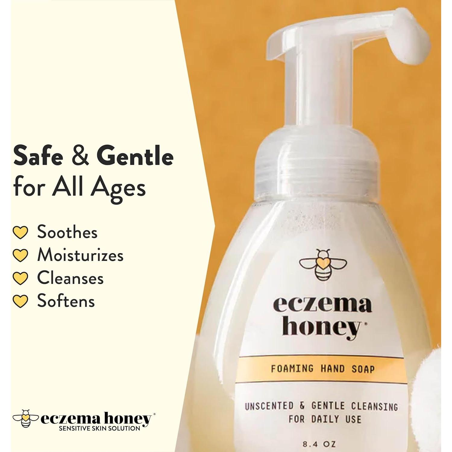 Jabón de Manos Espumoso Suave Eczema Honey 240 ml - Natural