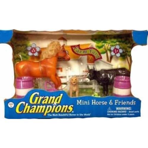 Set de Granja de Caballo Cuarto Palomino Empire Toys