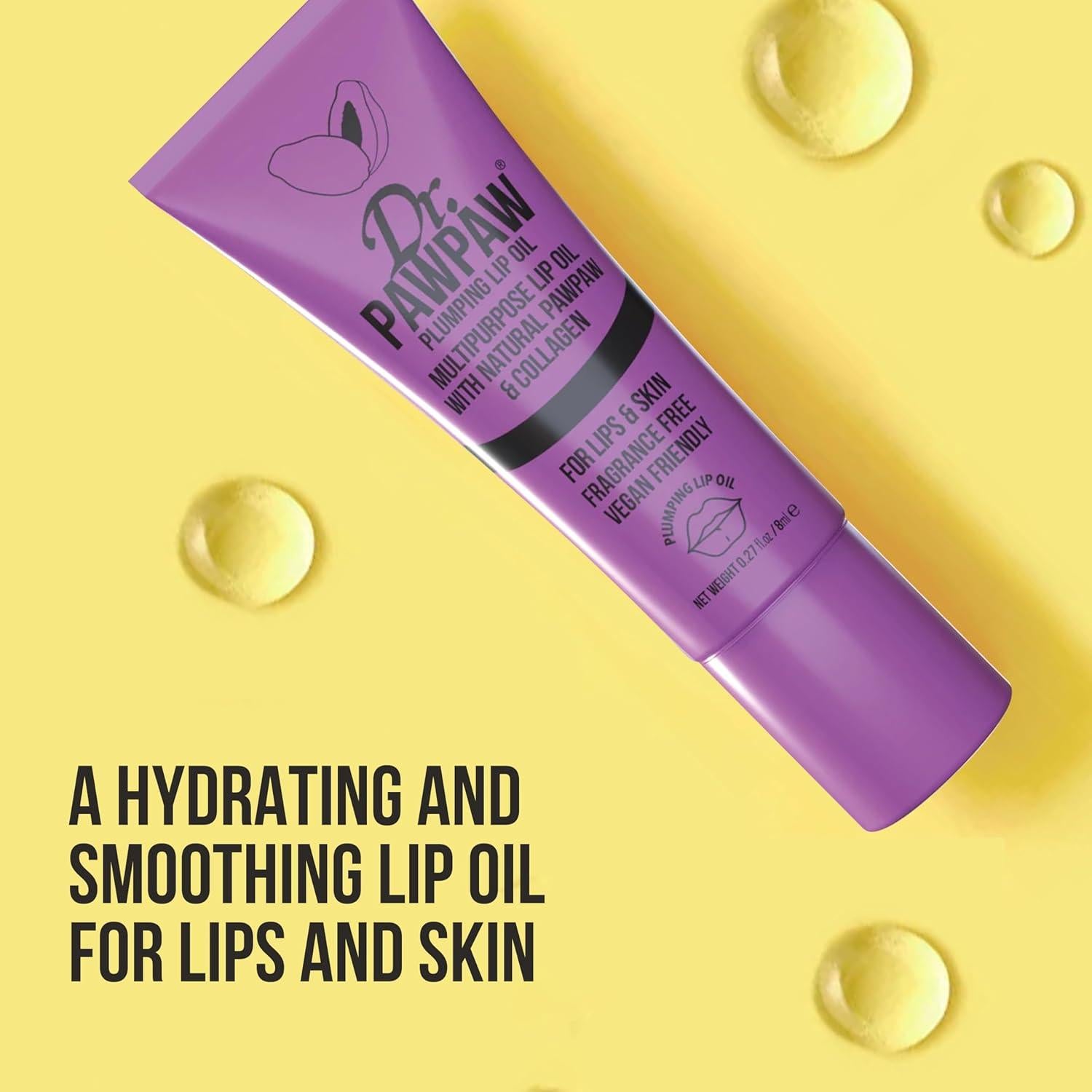 Aceite Labial Voluminizador Dr. PawPaw 7.93 g - Hidratante con Aloe Vera