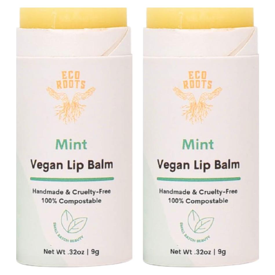 Bálsamo Labial Orgánico Menta EcoRoots - Set 2 Unidades