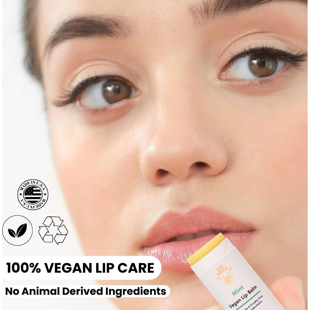 Bálsamo Labial Orgánico Menta EcoRoots - Set 2 Unidades