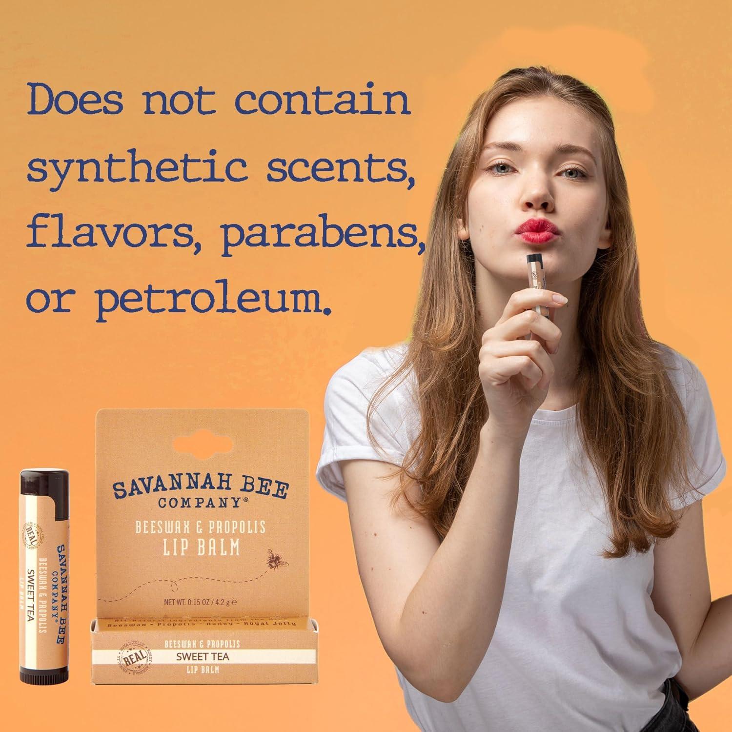 Bálsamo Labial Savannah Bee 4.25 g Menta Refrescante Natural