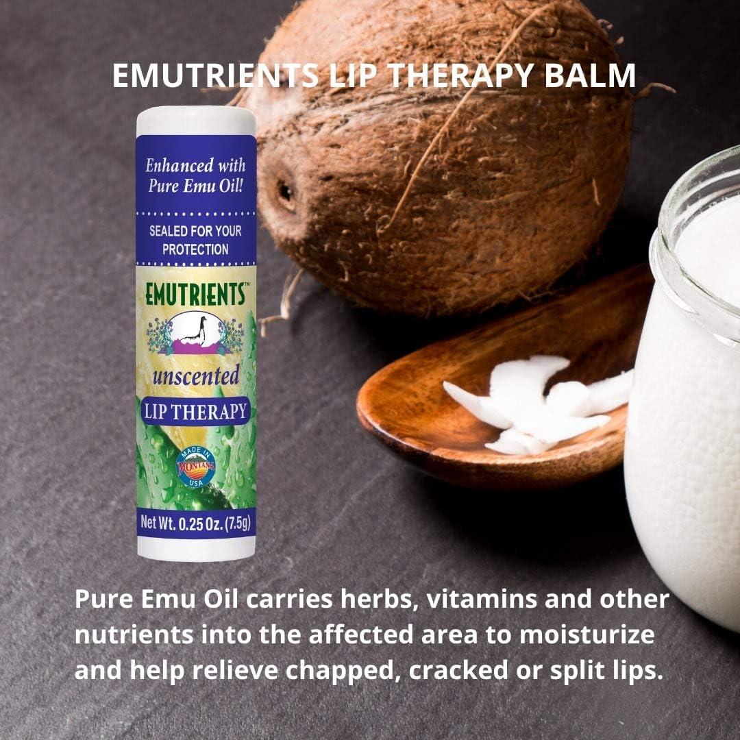 Bálsamo Labial Natural Montana Emu Ranch - 3 Unidades 7.09g Sin Fragancia