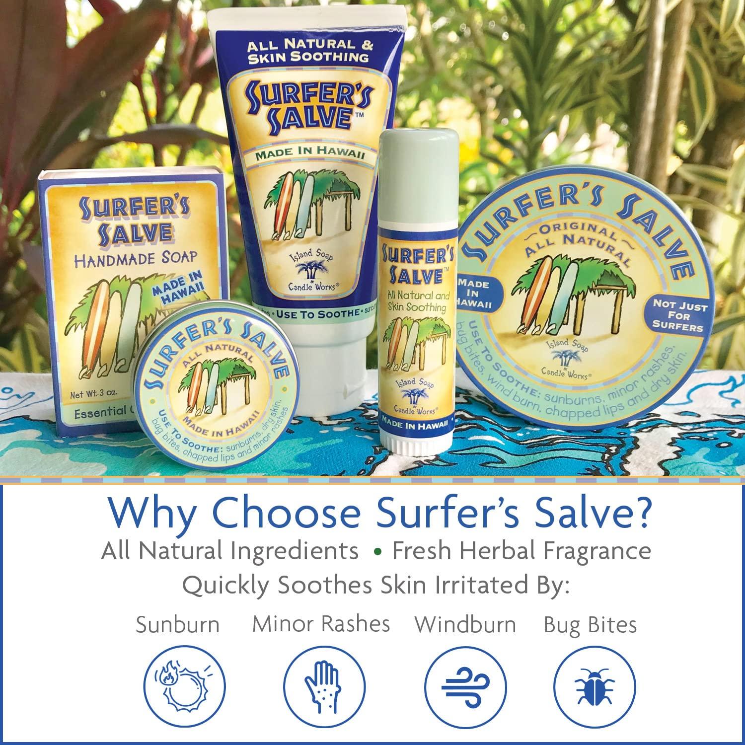 Bálsamo Surfer's Salve Island Soap 118.3 ml - Hidratante Natural