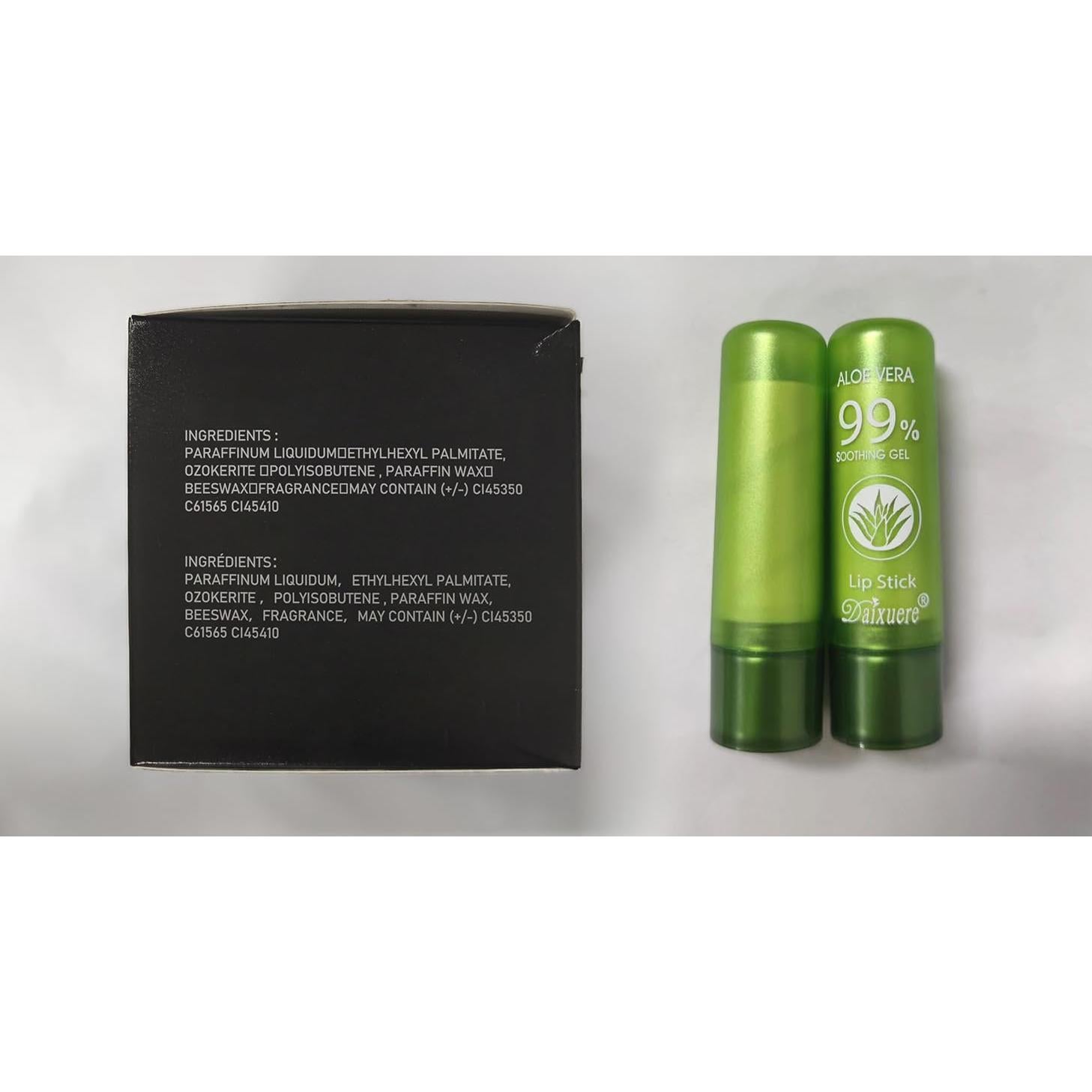 Pintalabios Hidratante de Aloe Vera BKPPLZP - 3 Piezas