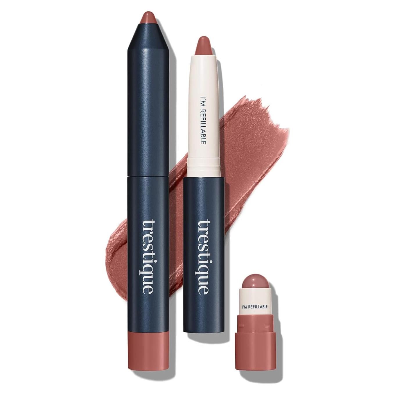 Lápiz Labial Mate TRE'STIQUE con Balsamo Hidratante 2-en-1