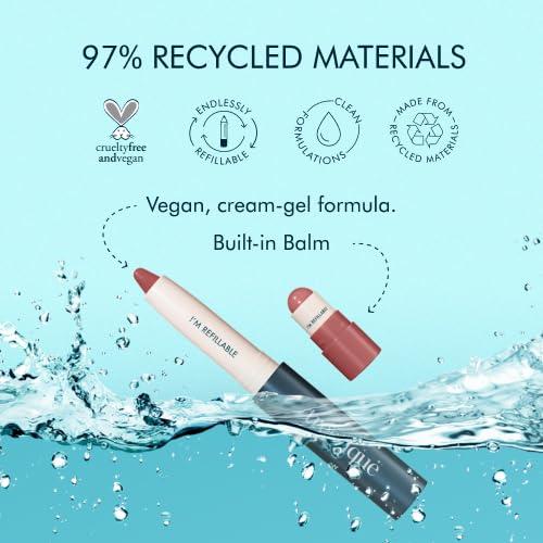 Lápiz Labial Mate TRE'STIQUE con Balsamo Hidratante 2-en-1