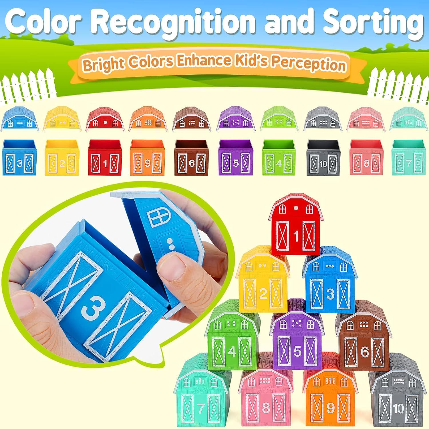 Juguetes de Aprendizaje Aigybobo 40 Piezas Animales Montessori