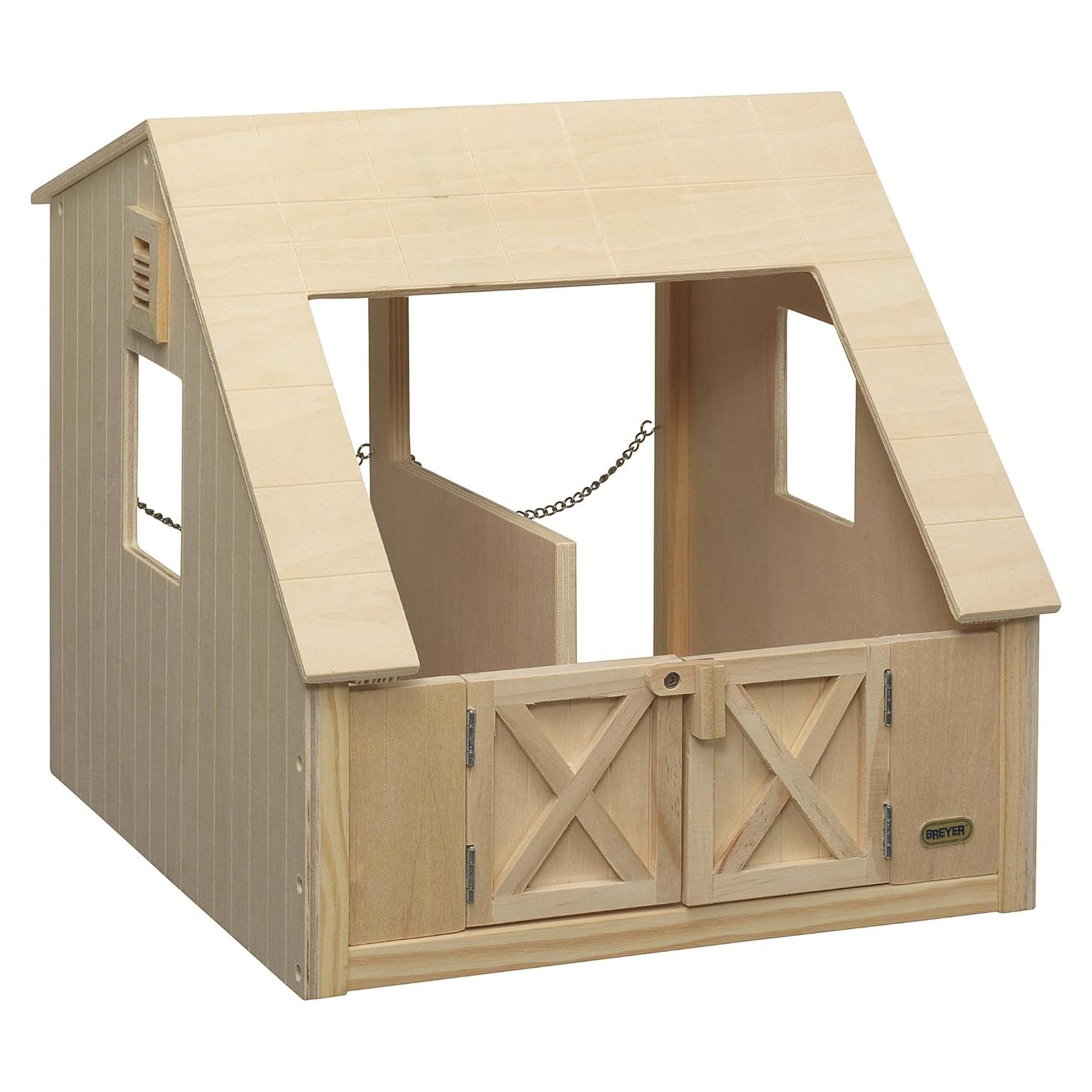 Breyer Traditional Series Wood Horse Stable Toy Model | 11.625L x 11" H x 13" D #306