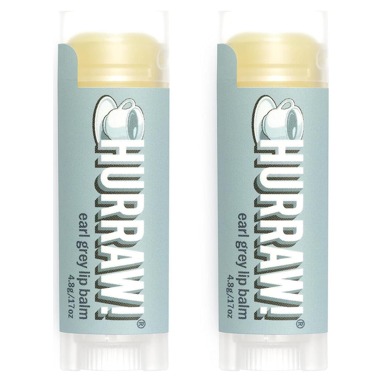 Bálsamo Labial Orgánico Hurraw! Earl Grey - Paquete de 2