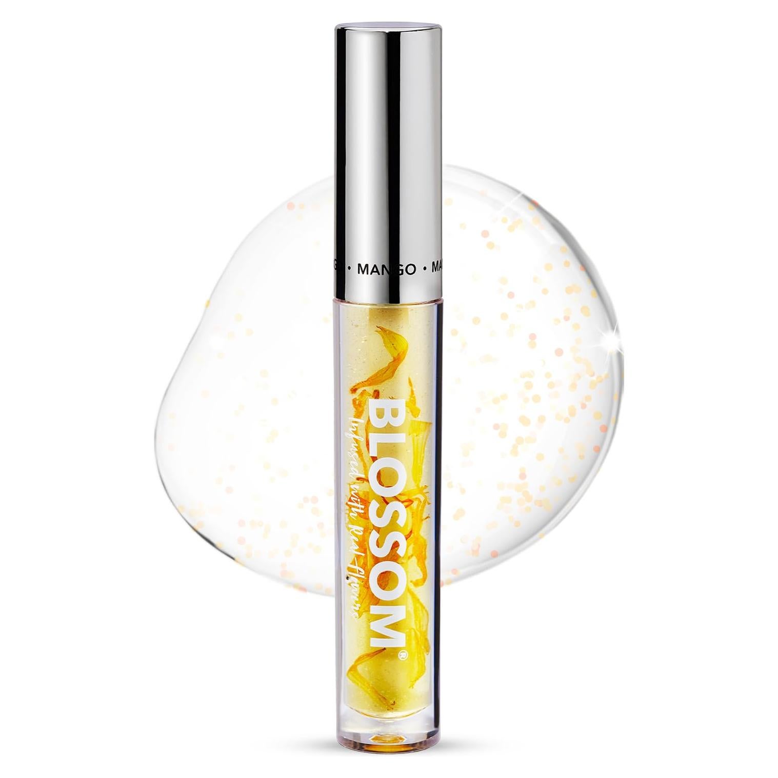Brillo de Labios Mango Blossom 3g - Hidratante con Flores Reales