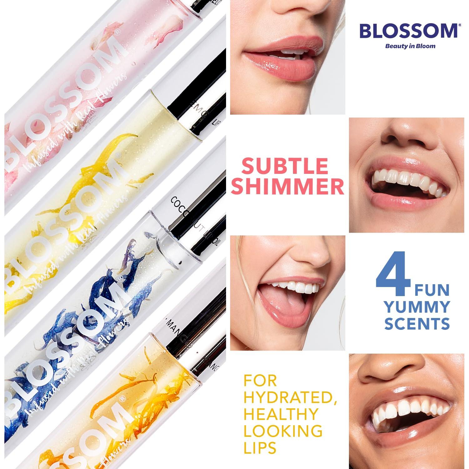 Brillo de Labios Mango Blossom 3g - Hidratante con Flores Reales