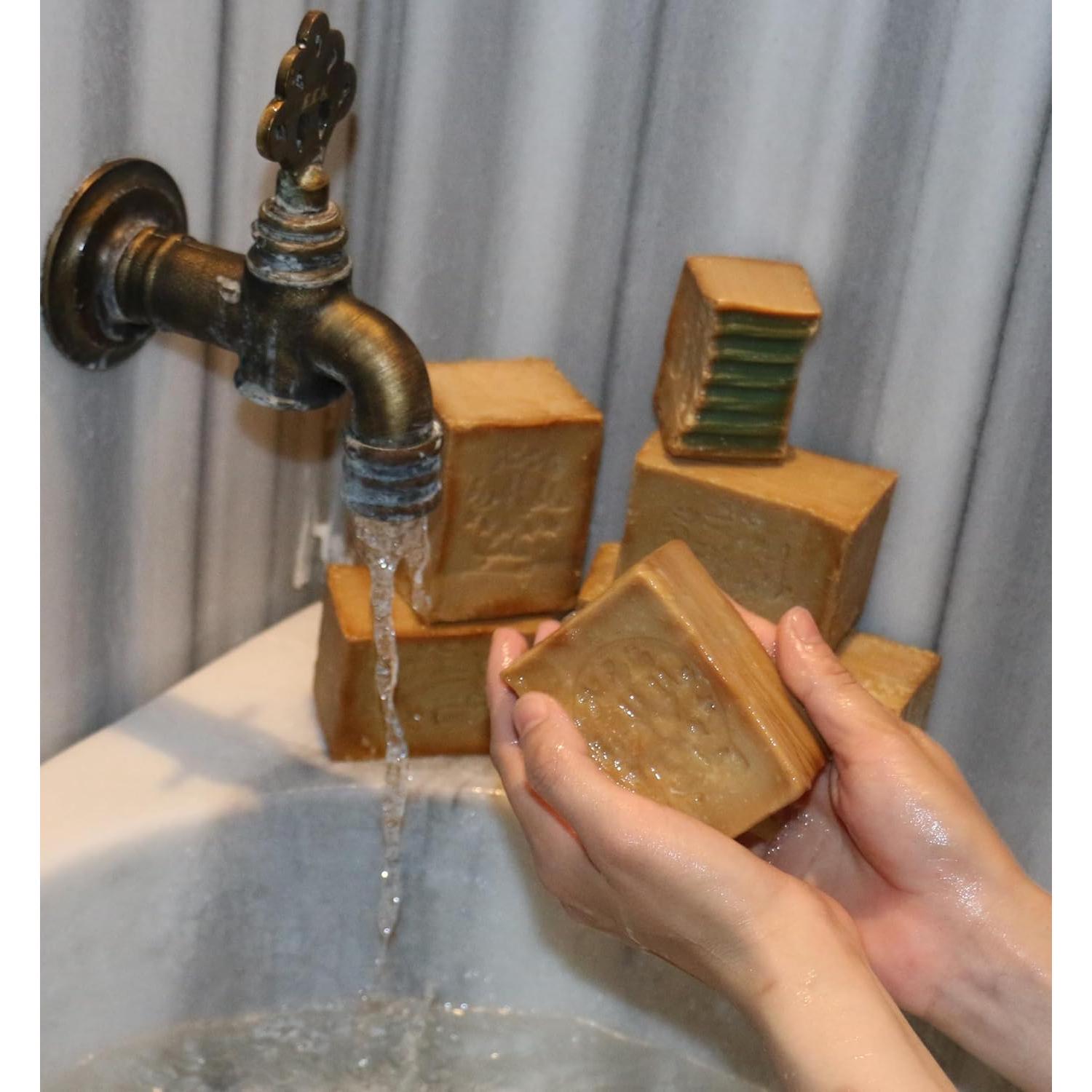 Jabón de Aleppo JUSIZA 198 g Aceite de Laurel y Oliva Natural