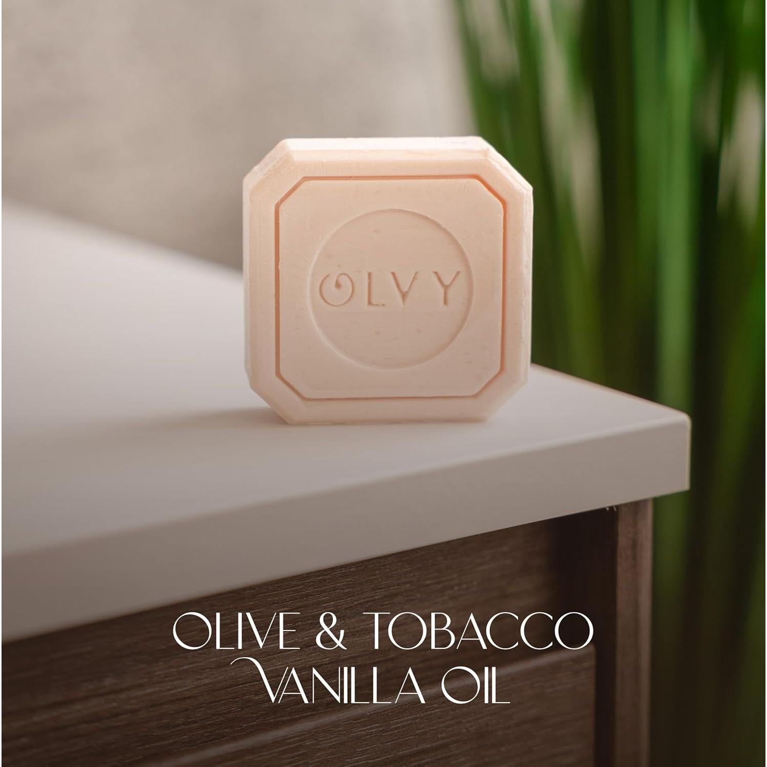 Jabón de Aceite de Oliva Olvy - Paquete Variado de 4 Barras