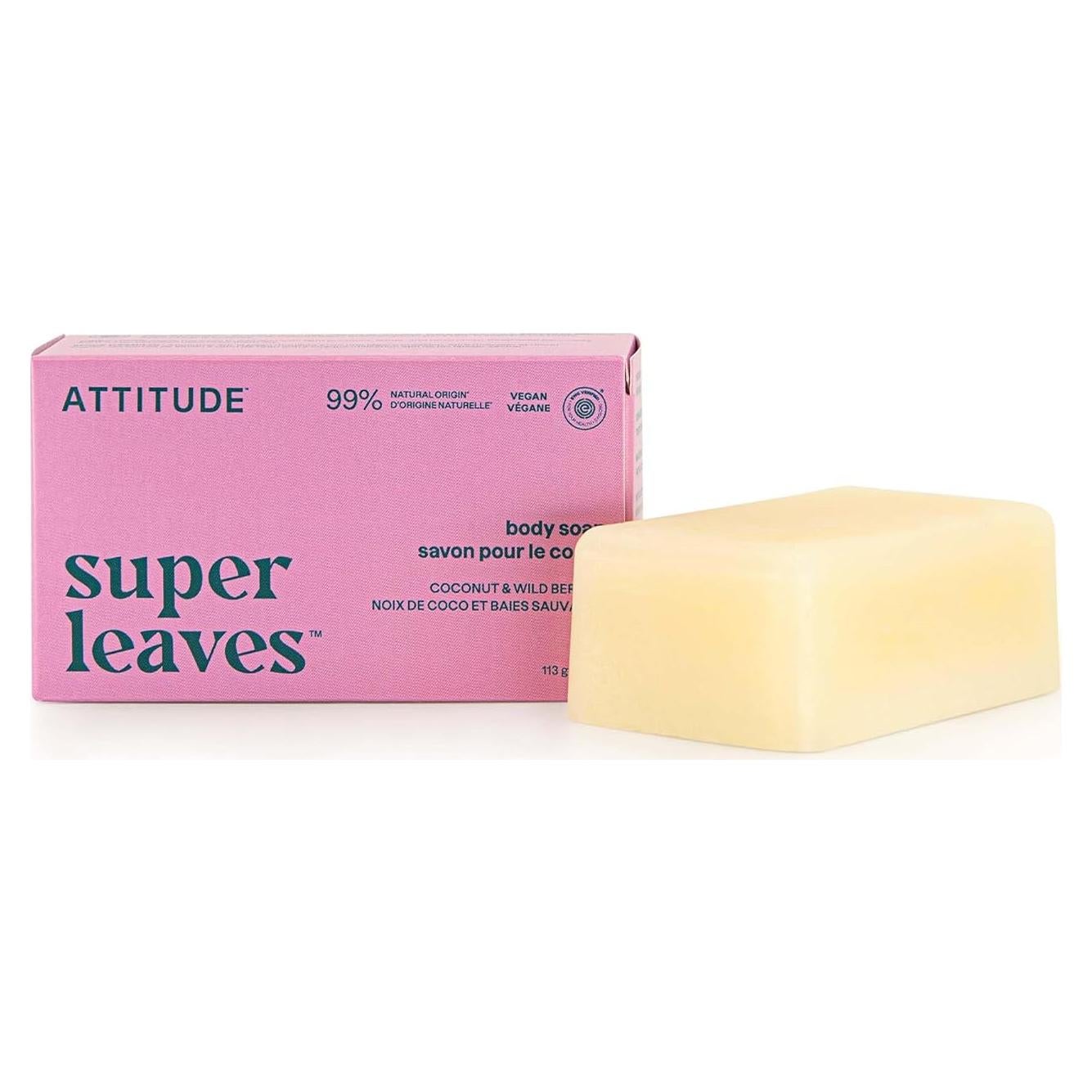 Jabón de Cuerpo ATTITUDE 113g Coco y Berries Silvestres