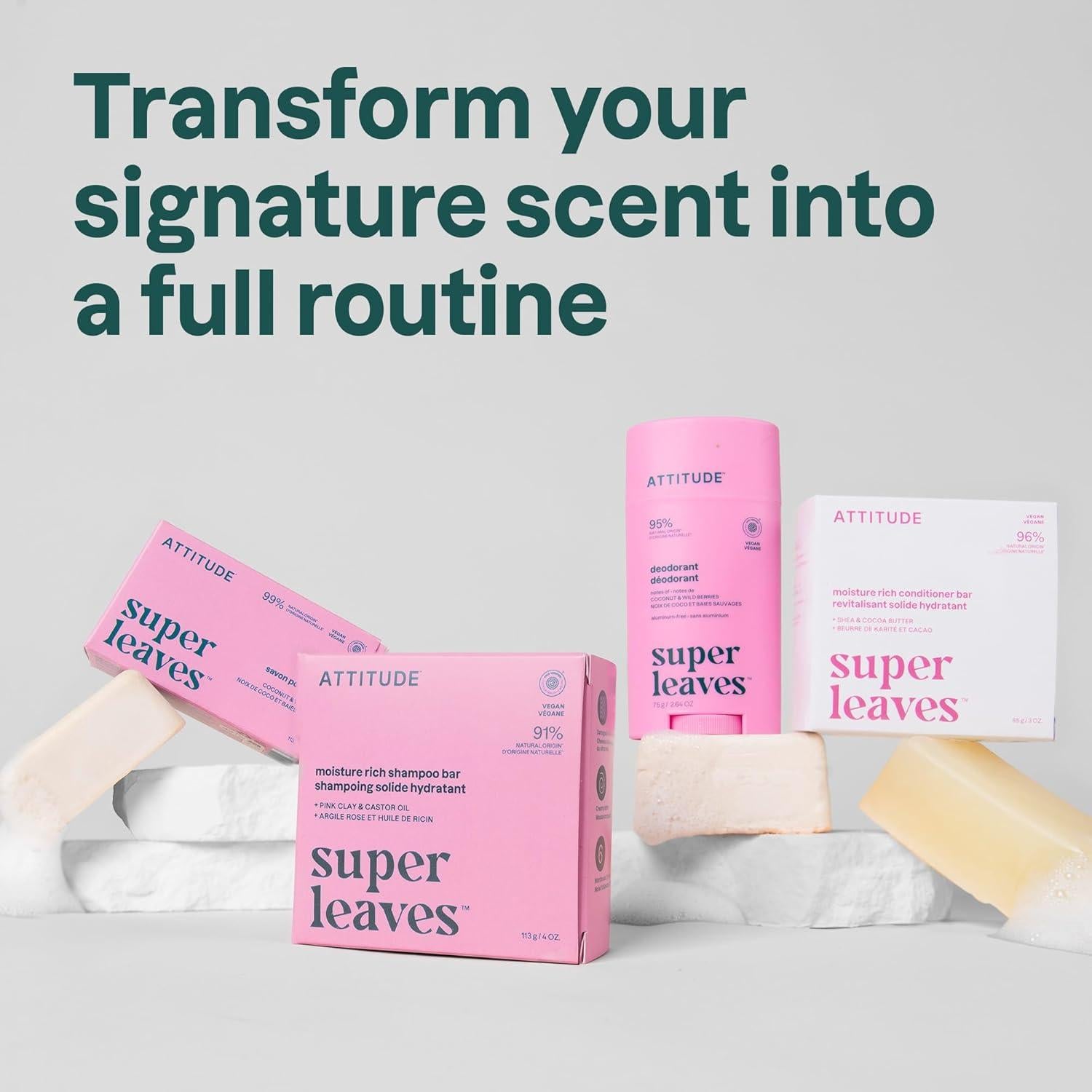 Jabón de Cuerpo ATTITUDE 113g Coco y Berries Silvestres