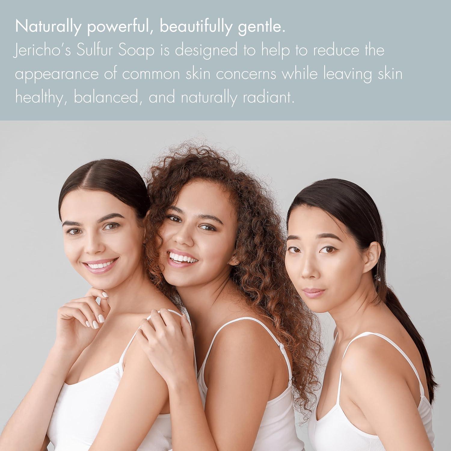 Jabón de Azufre del Mar Muerto Jericho 125g - Paquete de 3