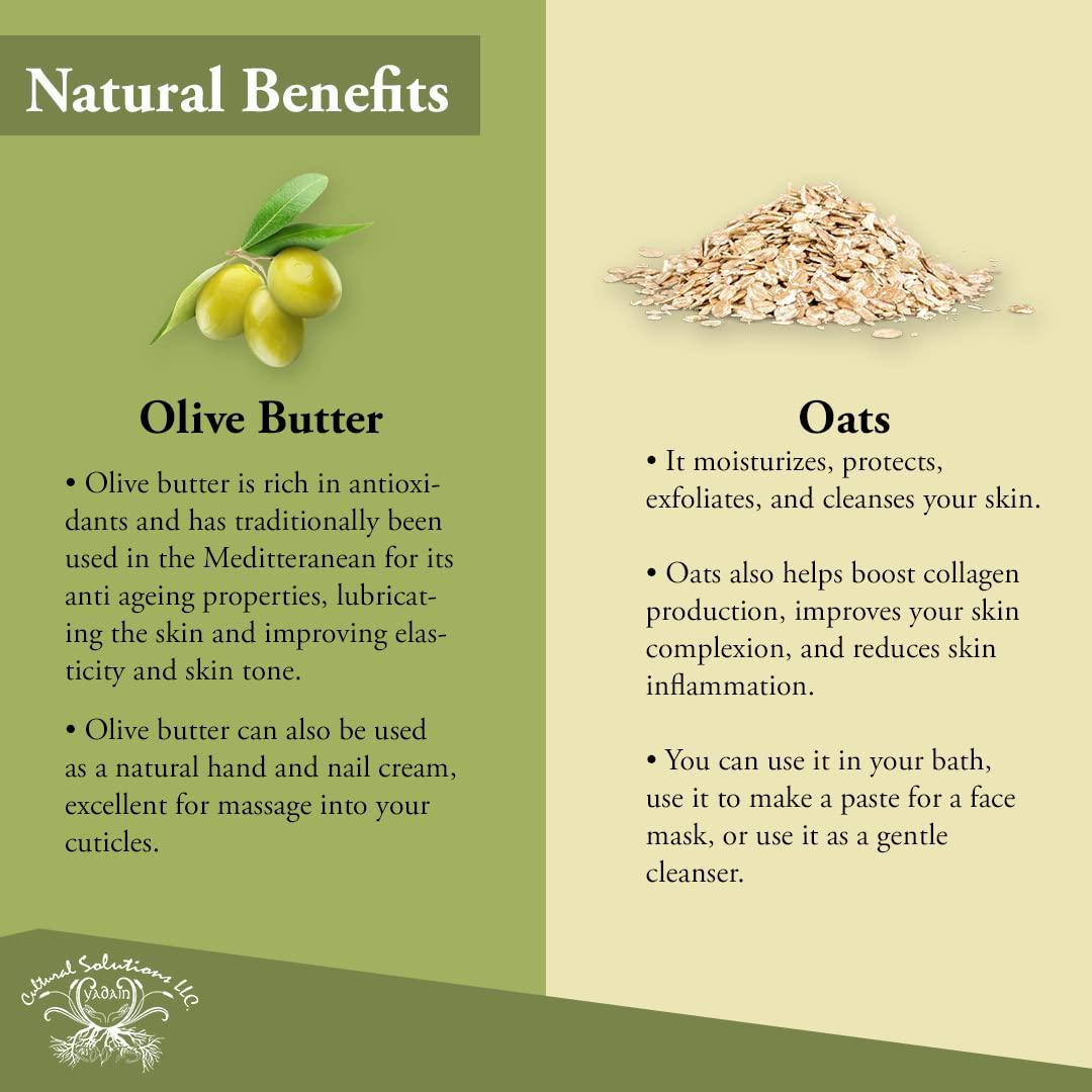 Jabón Natural Yadain 170g Mantequilla de Oliva y Avena