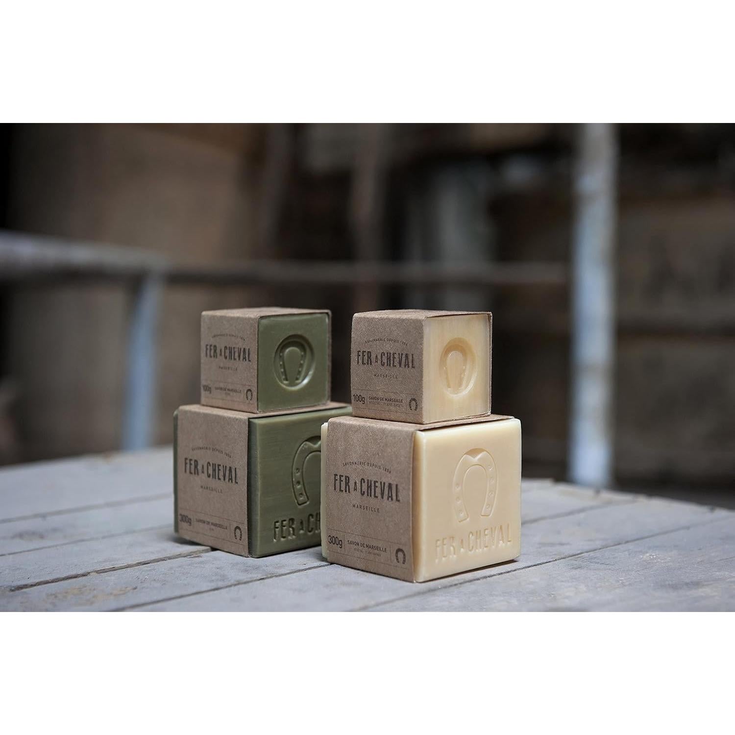 Cubo de Jabón de Aceite de Oliva Puro Fer à Cheval 300g