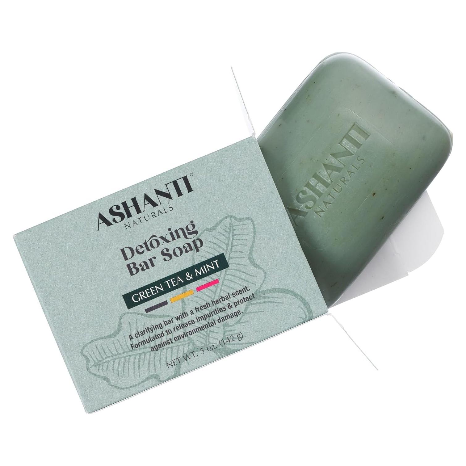 Jabón Natural de Té Verde Ashanti Naturals 141.75 g