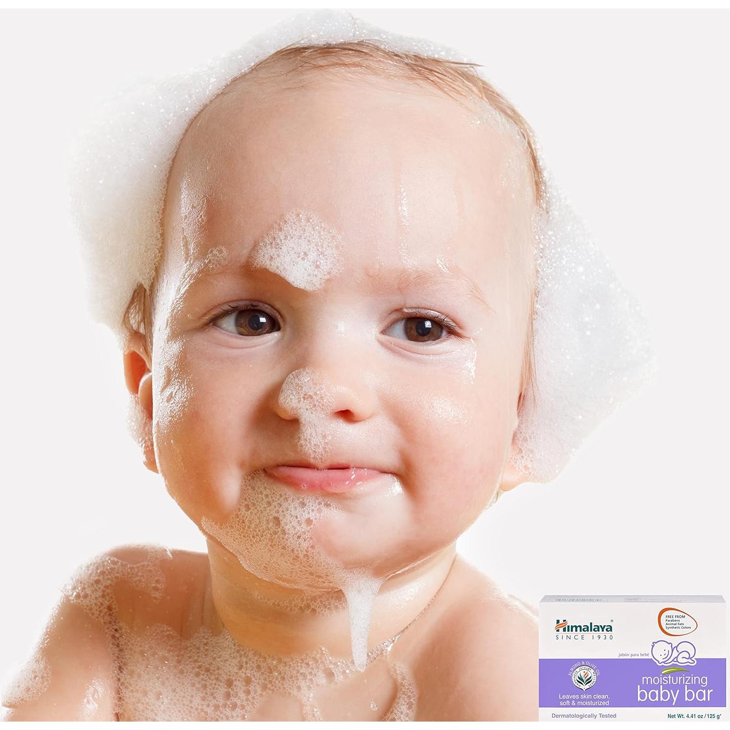 Barra Hidratante para Bebés Himalaya con Aceite de Oliva 125g