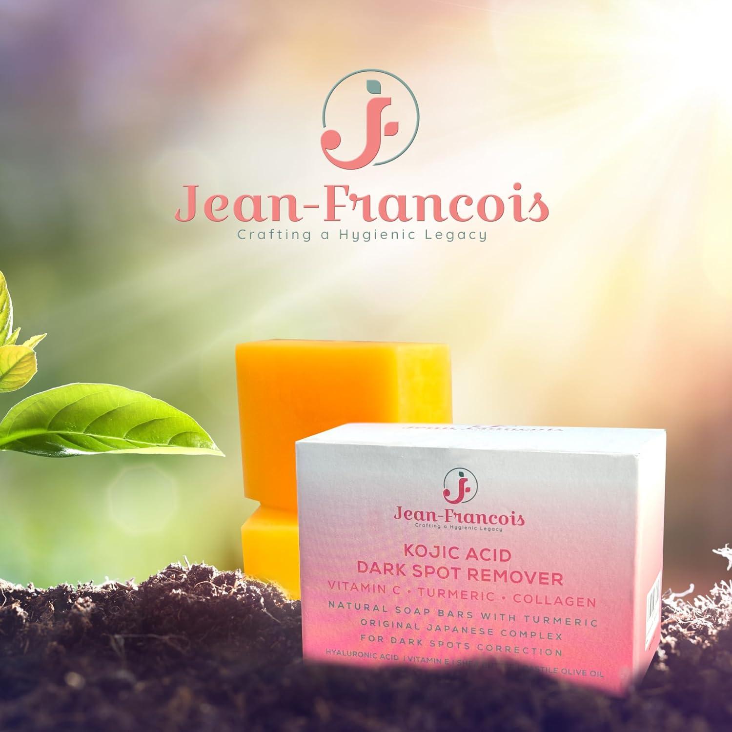 Jabones Jean-Francois para Manchas Oscuras con Ácido Kójico y Vitamina C - 2 Paquetes
