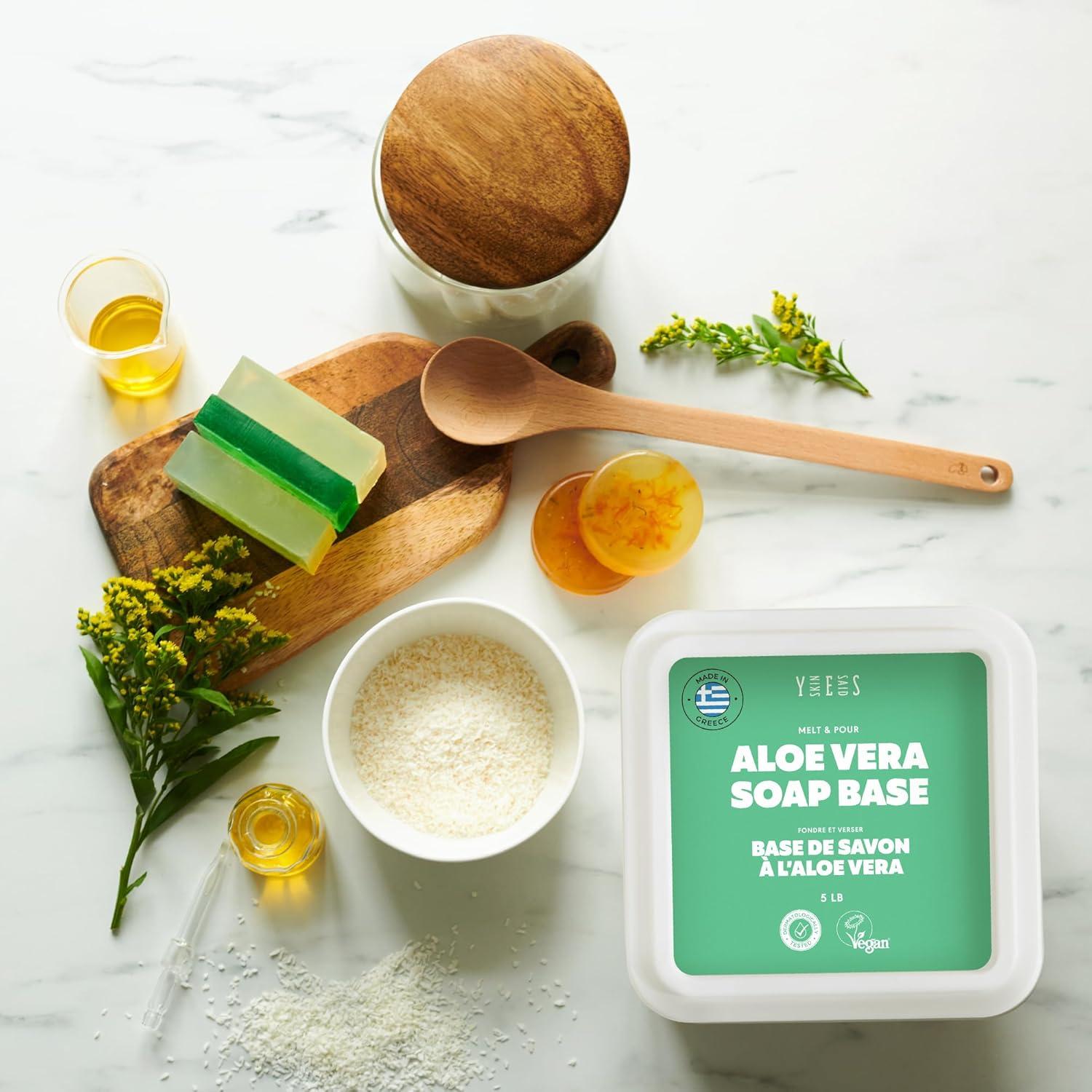 Base de Jabón de Aloe Vera 2.27 kg - Skin Said Yes - Natural