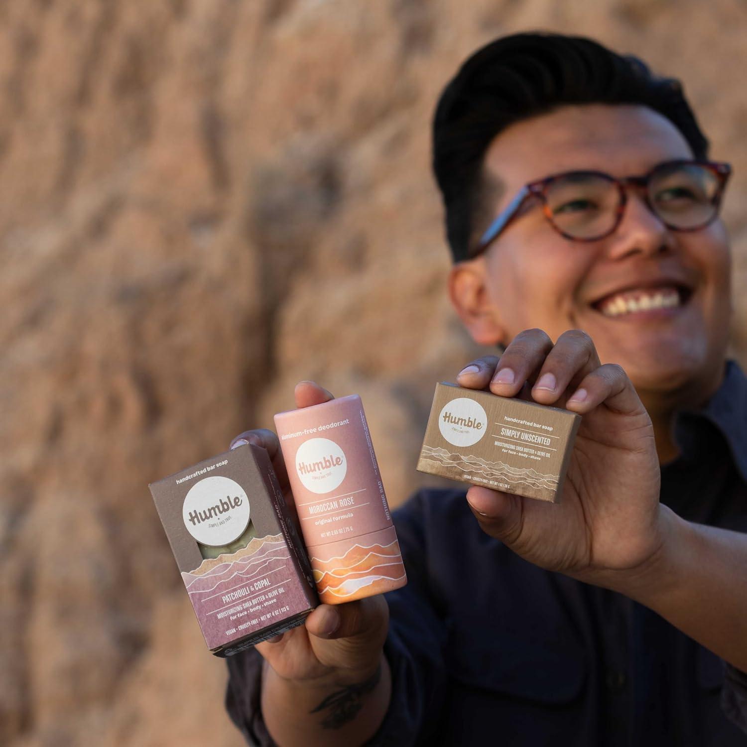 Jabón Artesanal Humble Brands - Orgánico Hidratante 3 Unidades