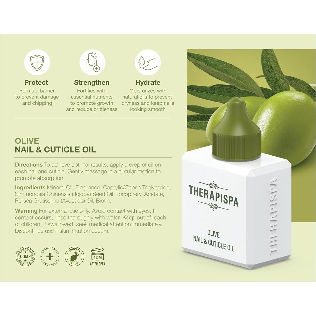 Aceite para Uñas y Cutículas AIIN COSMETICS 59.15 ml Oliva