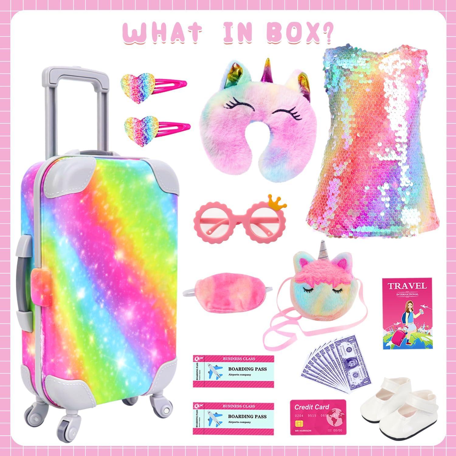 Conjunto Maleta para Muñecas K.T. Fancy 23 Pcs 46 cm