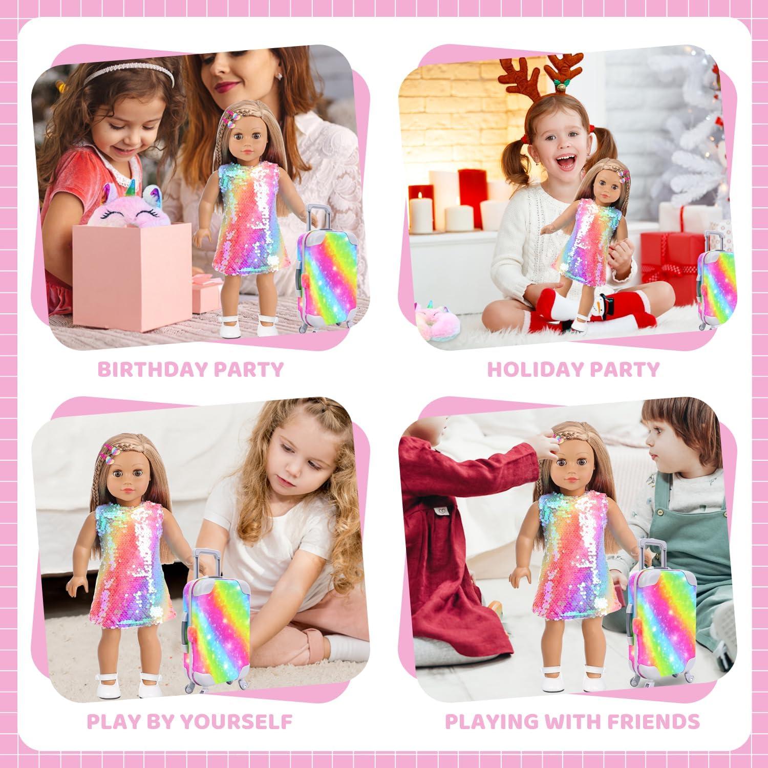 Conjunto Maleta para Muñecas K.T. Fancy 23 Pcs 46 cm