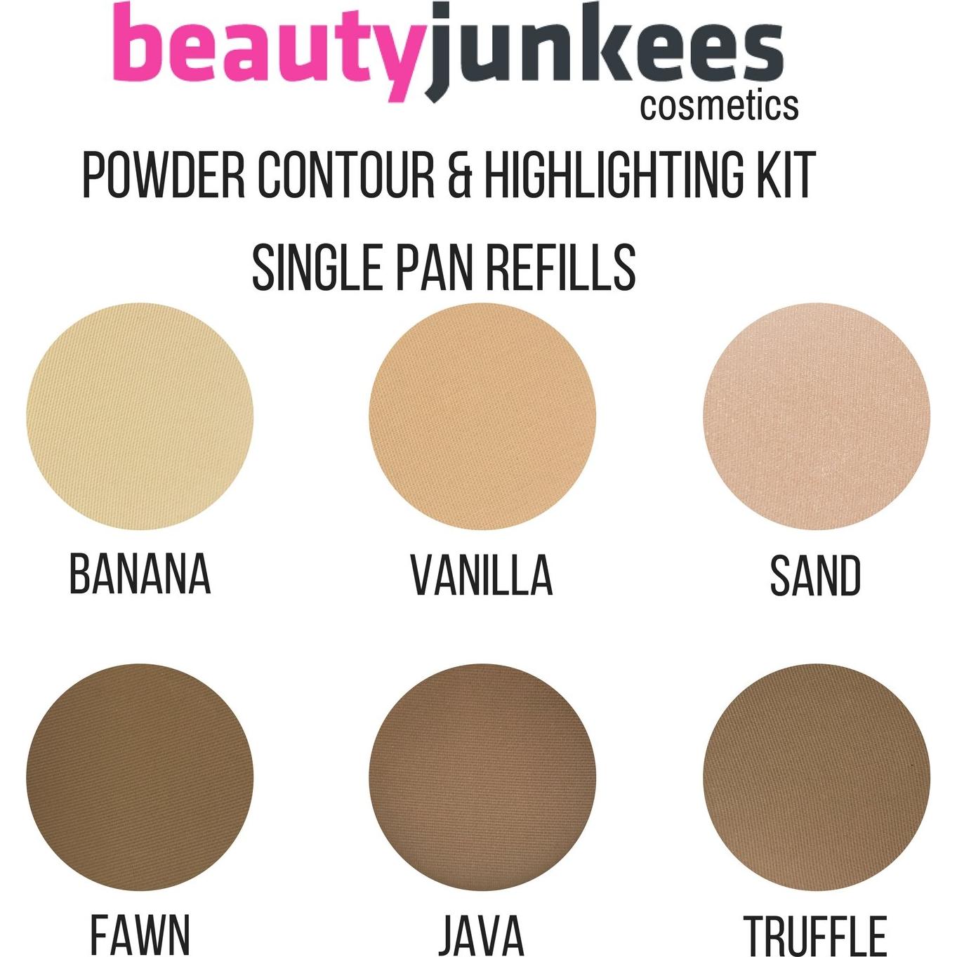 Polvo de Maquillaje de Contorno y Destacado Beauty Junkees 37mm