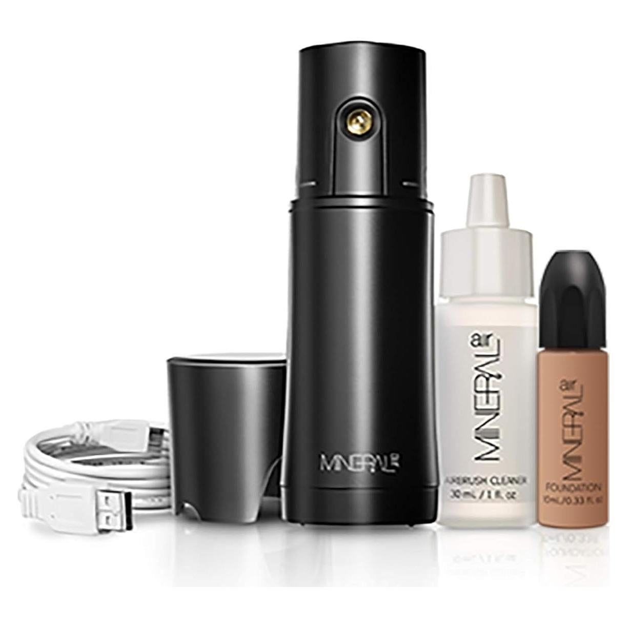 Kit de Maquillaje AirMist MINERAL AIR 4-en-1 Inalámbrico Ámbar