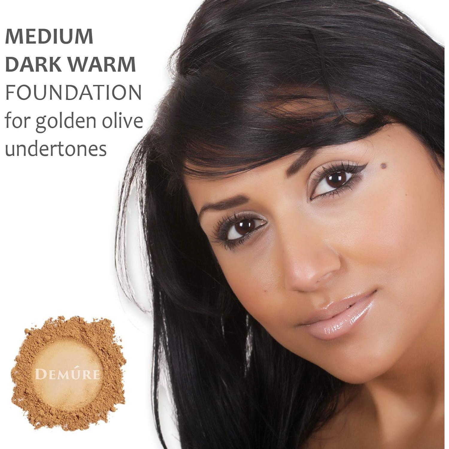 Base de Maquillaje Mineral Demure Tono Medio Oscuro Cálido 0.92kg