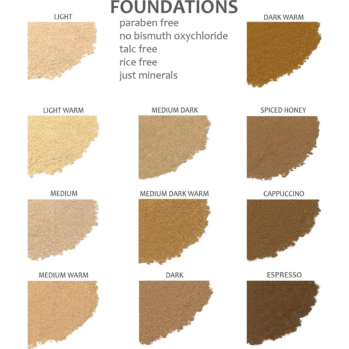 Base de Maquillaje Mineral Demure Tono Medio Oscuro Cálido 0.92kg