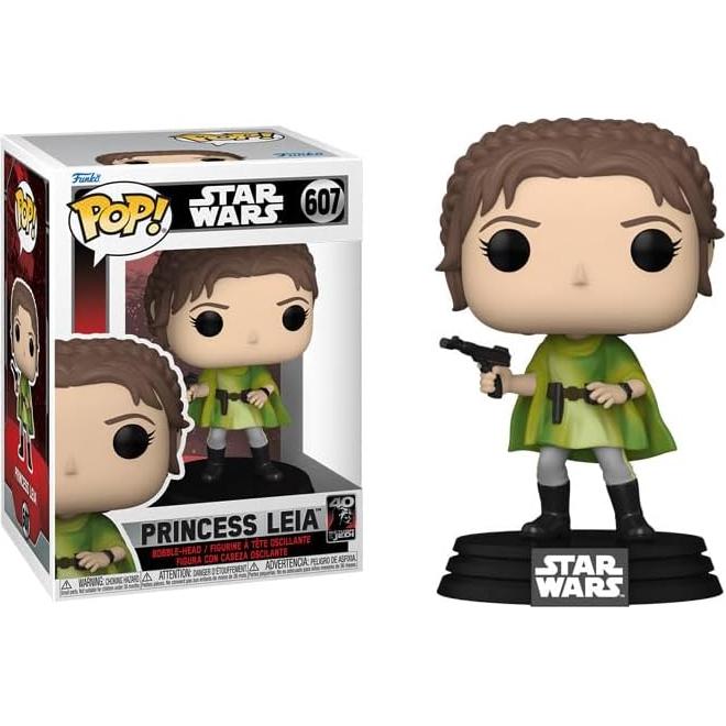 Figura Funko Pop Star Wars 40 Aniversario Leia Endor 9.5cm