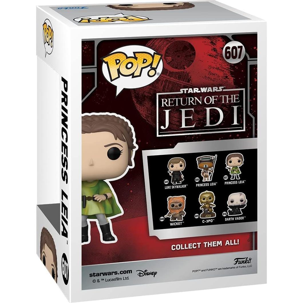 Figura Funko Pop Star Wars 40 Aniversario Leia Endor 9.5cm