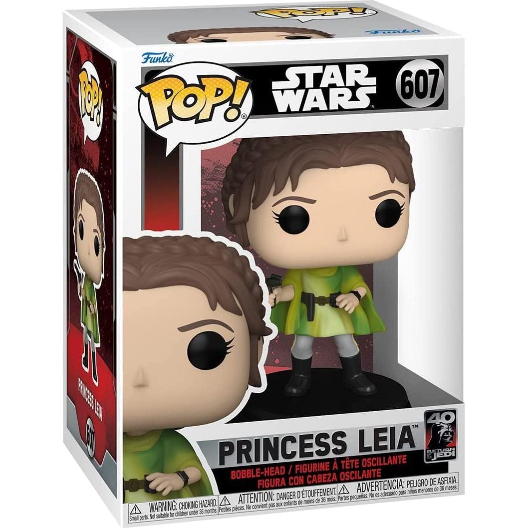 Figura Funko Pop Star Wars 40 Aniversario Leia Endor 9.5cm