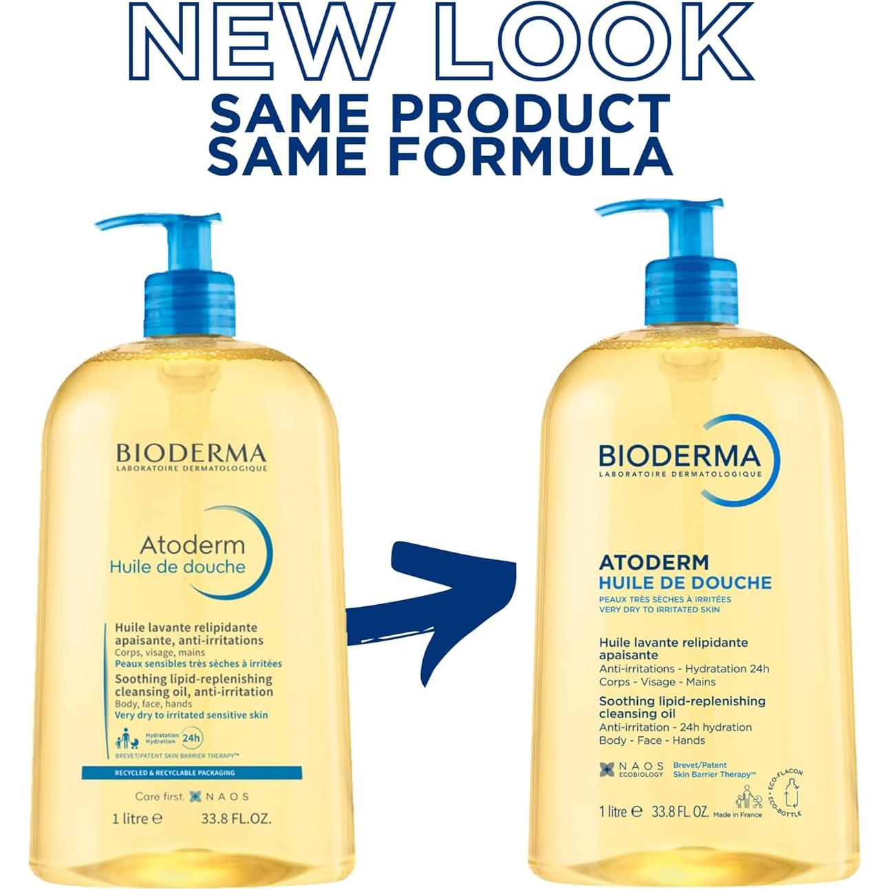 Bioderma Atoderm Aceite de Ducha 1000 ml - Limpiador Nutritivo