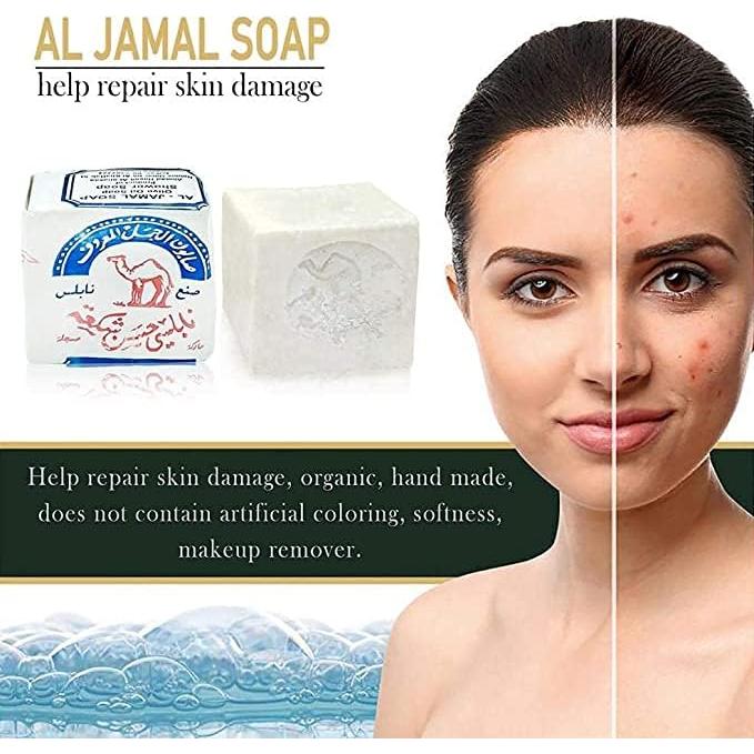 Jabón de Aceite de Oliva Orgánico Al-Jamal 6 Unidades 200g