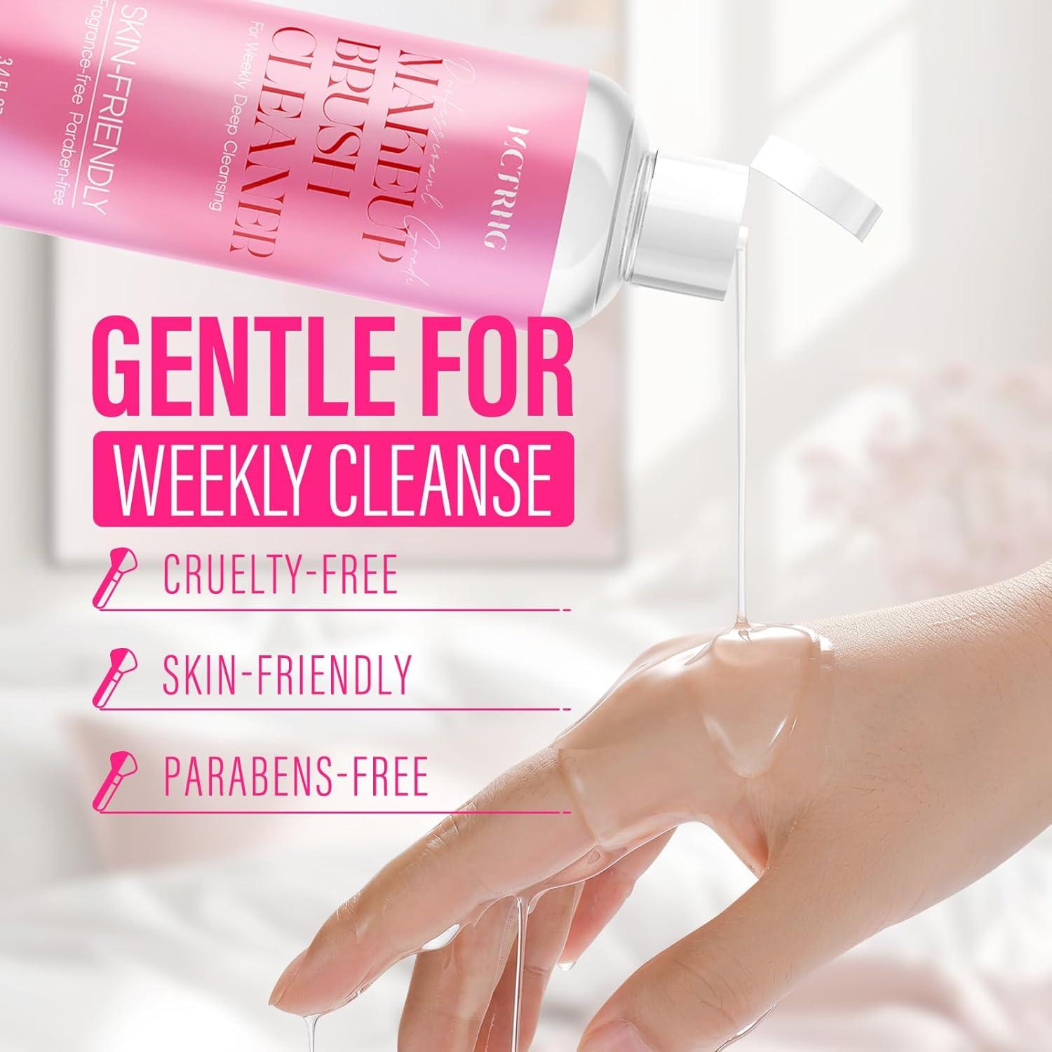 Limpiador de Brochas de Maquillaje MCTRHG 200 ml con Tazón