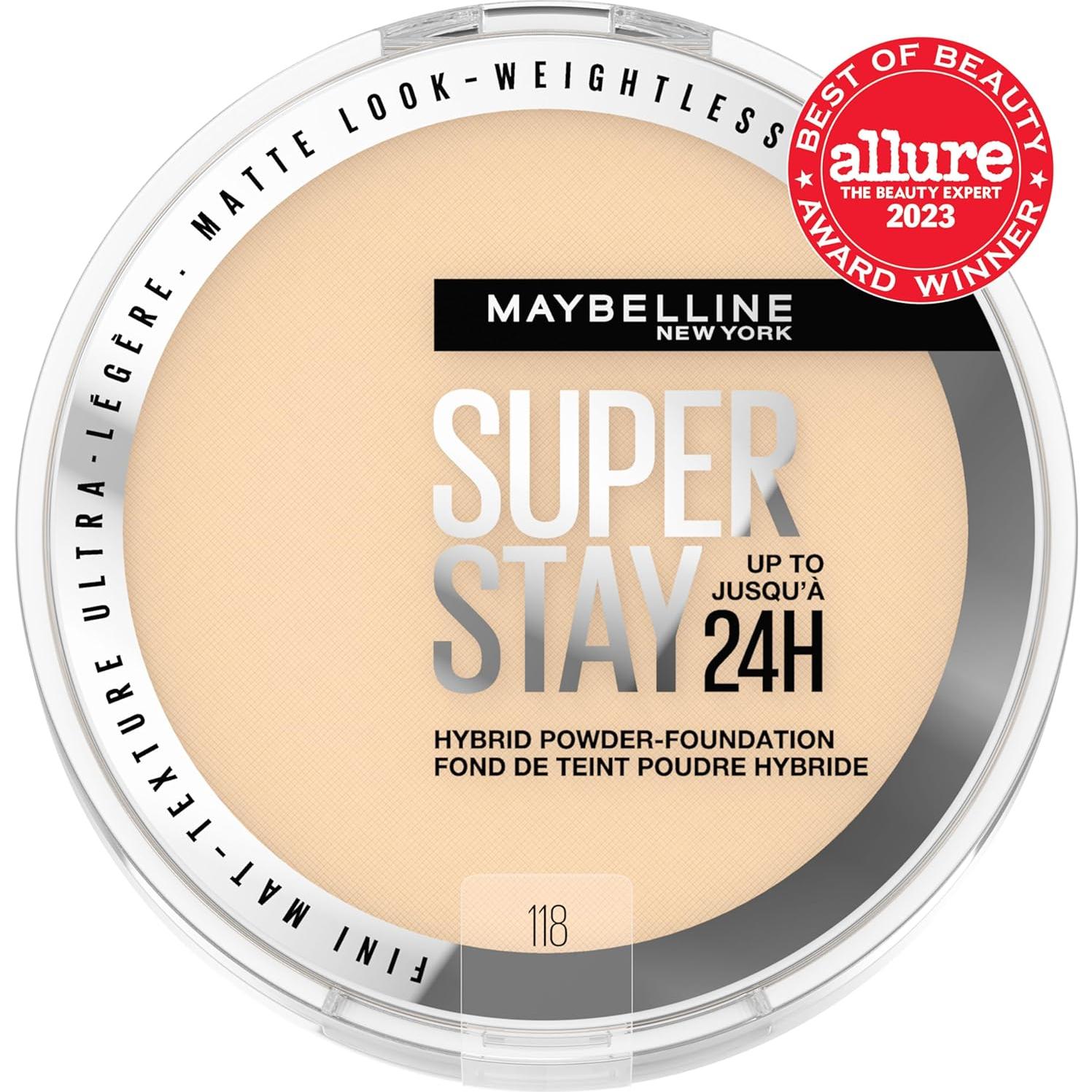 Maybelline Super Stay Polvo-Fundación Híbrido 118 - Mate 24HR