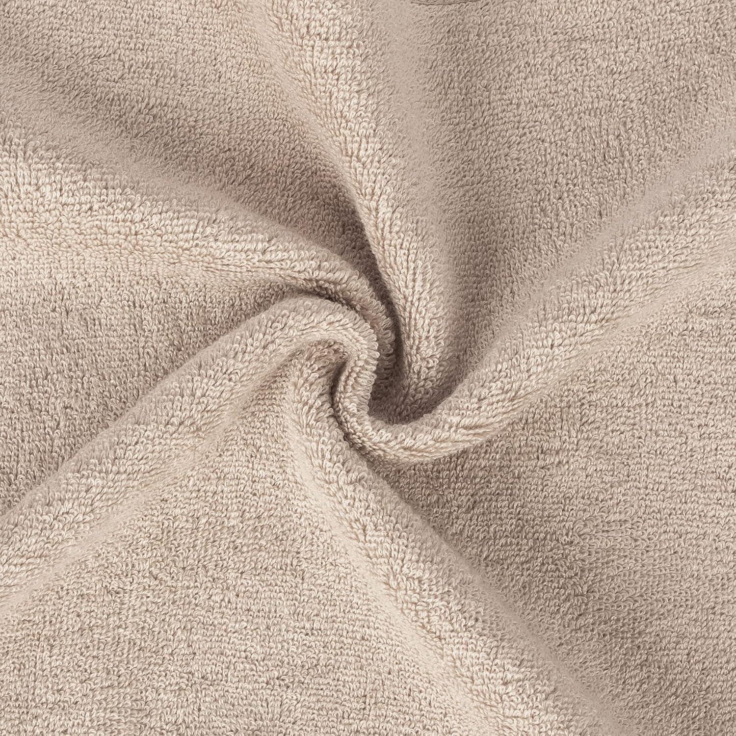 Toallas de Baño Mother-Earth 6-Pack 30x30 cm Suaves y Absorbentes