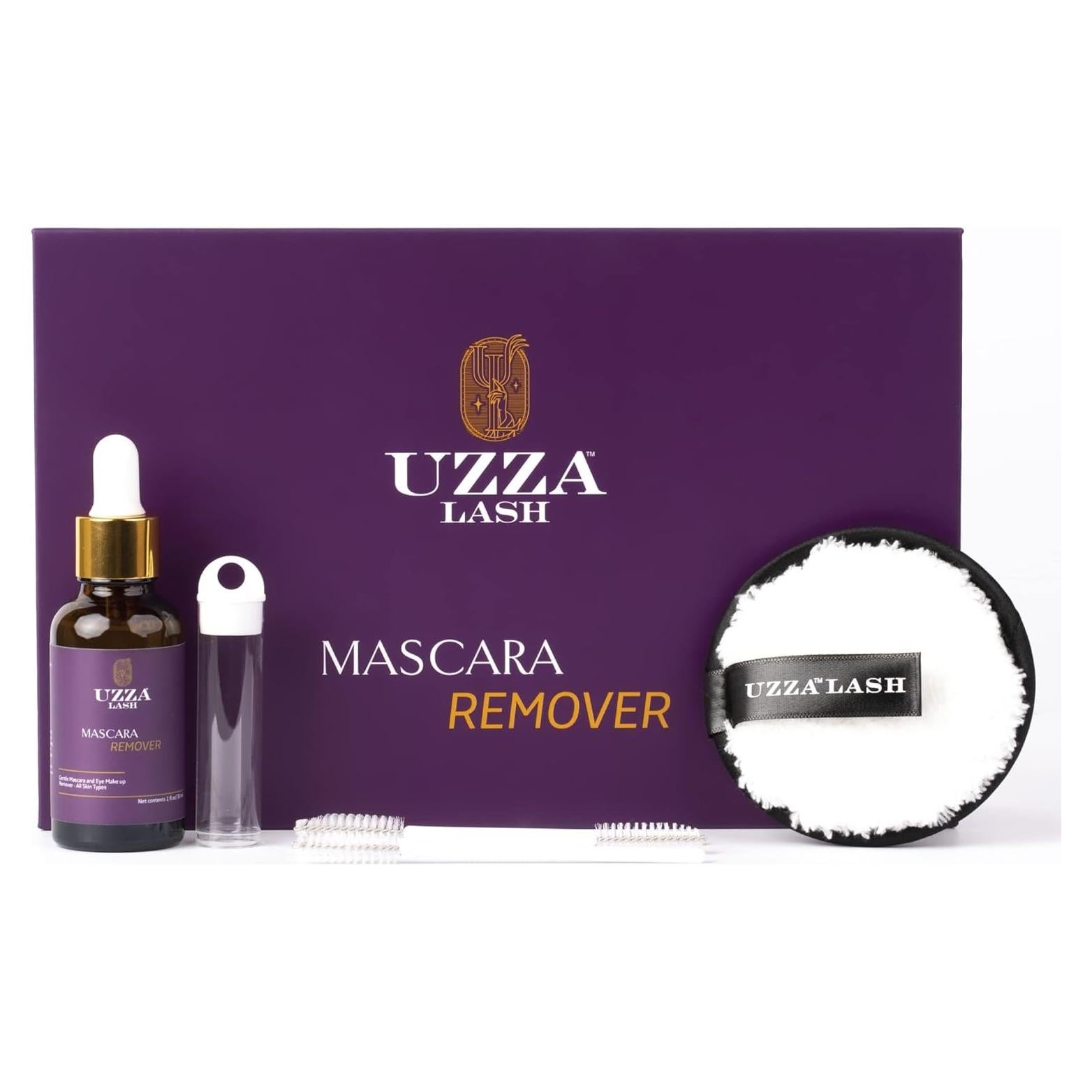 Desmaquillante de Ojos UZZA 29.57ml - Natural y Suave para Pestañas